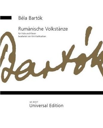 Rumänische Volkstanze, für Viola und Klavier = Roumanian Folk Dances, for Viola and Piano
