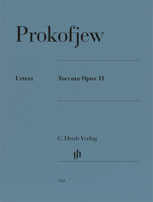 Toccata, op. 11, for piano, Performing score