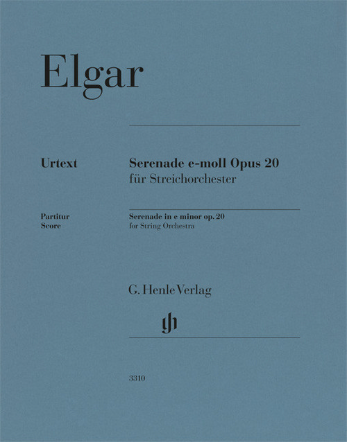 Serenade in e minor op. 20, for String Orchestra, Score