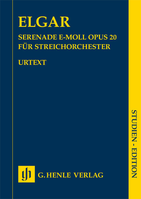 Serenade in e minor op. 20, for String Orchestra, Study score