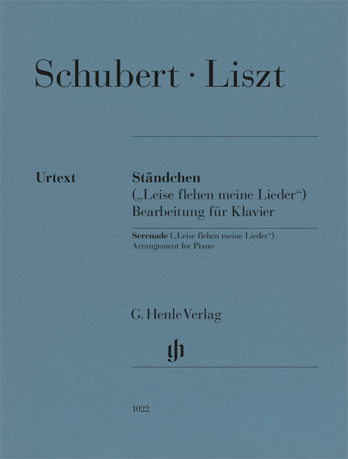 Serenade ("Leise flehen meine Lieder"), for piano, Performing score