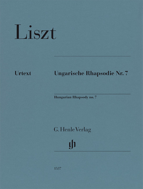 Hungarian Rhapsody no. 7, for piano, Performing score