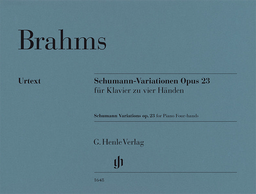 Schumann Variations E flat major op. 23, for piano (4 hands)