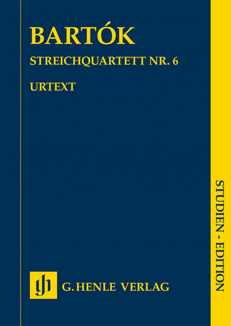 Streichquartett Nr. 6, for string quartet, Study score
