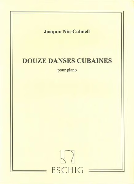 Douze danses cubaines, pour piano
