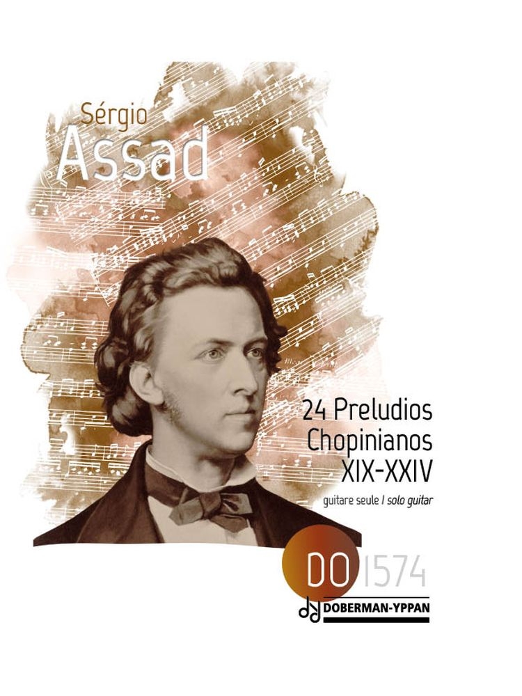 24 Preludios Chopinianos XIX-XXIV, pour guitare