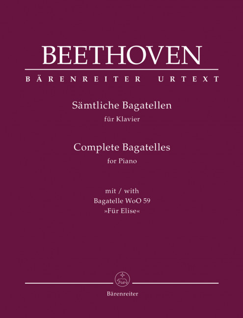 Complete Bagatelles, for Piano, Performing score
