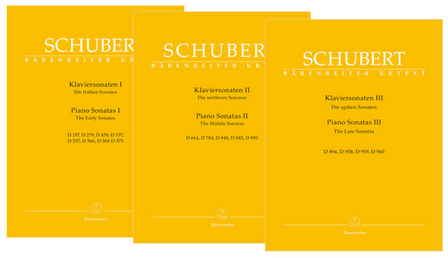 Piano Sonatas Vol. 1-3, Performing score