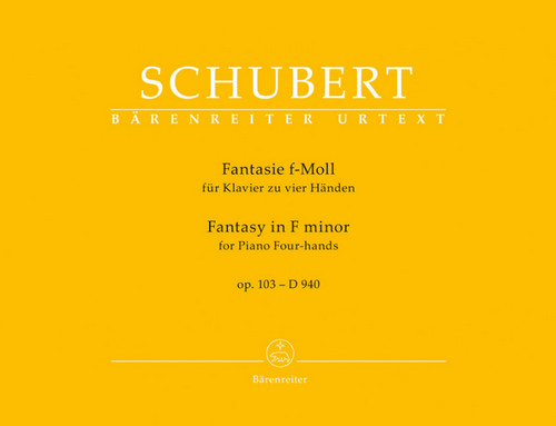 Fantasy in F minor op. 103 D 940, for Piano Four-hands