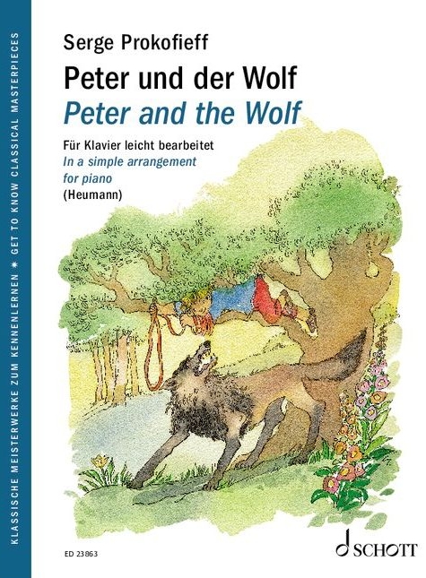 Peter and the Wolf, op. 67, in a Simple Arrangement for Piano