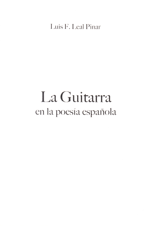 La guitarra en la poesía española