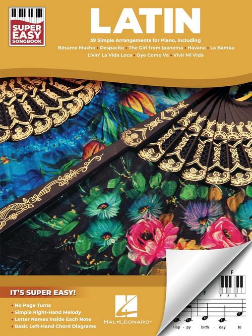 Latin - Super Easy Songbook, Piano