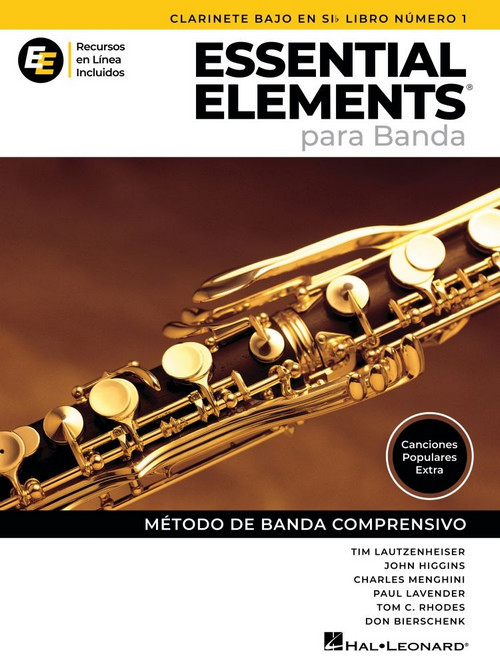 Essential Elements para Banda: Clarinete bajo en Sib, Libro 1