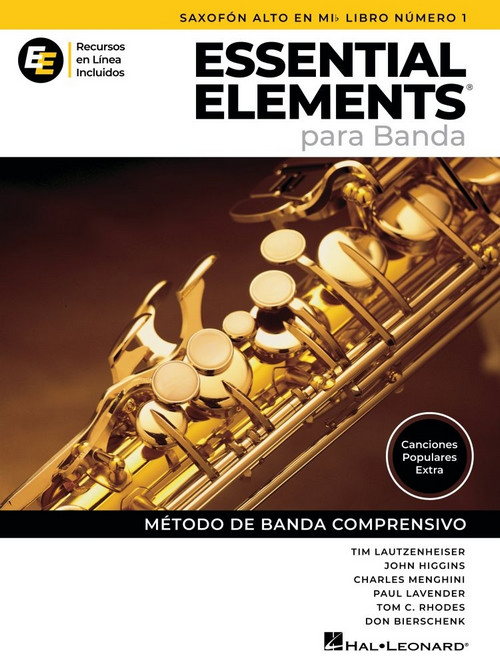 Essential Elements para Banda: Saxofón alto en Mib, Libro 1