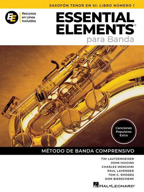 Essential Elements para Banda: Saxofón tenor en Sib, Libro 1