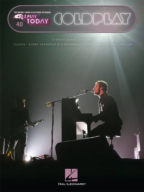E-Z Play Today 40: Coldplay, 12 Great Songs, for Piano