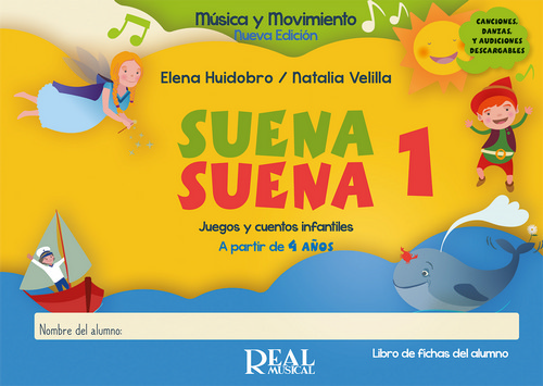 Suena, suena 4 años: Libro del alumno, canciones y audiciones online