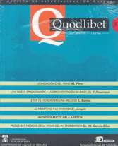 QUODLIBET. Nº 3. Octubre 1995