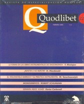 QUODLIBET. Nº 22. Febrero 2002