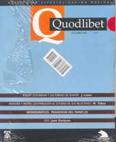 QUODLIBET. Nº 27. Octubre 2003