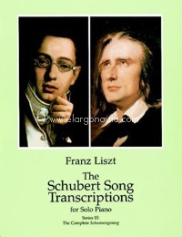 The Schubert Songs Transcriptions for Solo Piano. Series III: The Complete Schwanengesang. 9780486406220