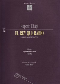 El rey que rabió, zarzuela en tres actos. 9788480481465