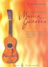 Un fondo desconocido de música para guitarra