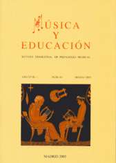 Música y Educación. Nº 61. Marzo 2005