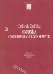 Sinfonías. Concierto para violín en Re Mayor