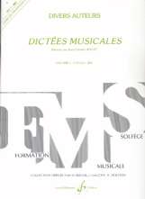 Dictées Musicales. Vol. 1, cycle I - IM3. Livre du Professeur