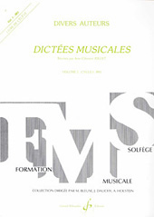 Dictées Musicales. Vol. 1, cycle I - IM3. Livre de l' élève. 9790043048084