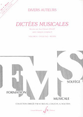 Dictées Musicales. Vol. 4, cycle II (C) - Moyen. Livre de l' élève