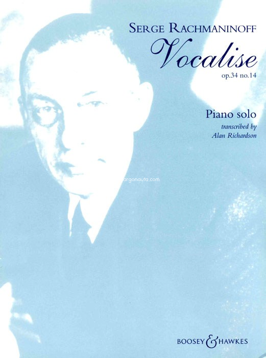 Vocalise, op. 34, nº 14, piano solo. 9790060022296