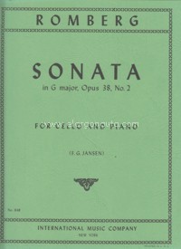 Sonata in G major, Opus 38 nº 2, for Cello and Piano