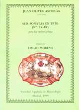 Seis sonatas en trío (nº IV-IX) para dos violines y bajo. 9788486878696