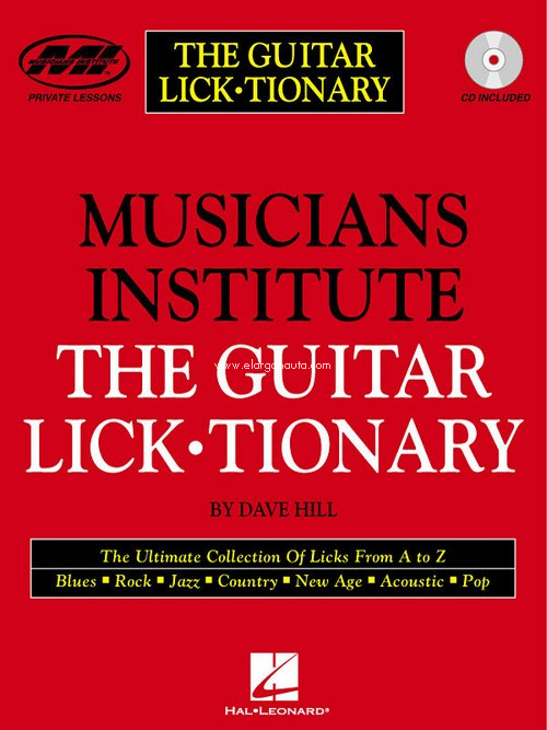 The Guitar Lick-Tionary