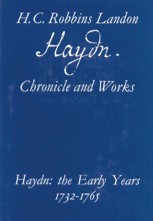 Haydn: The Early Years 1732-1765. 9780500011690