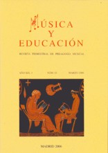 Música y Educación. Nº 65. Marzo 2006