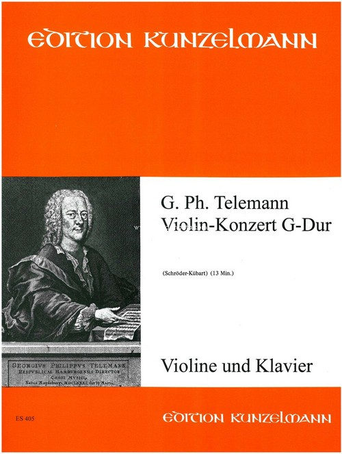 Konzert Für Violine- G major - Sol majeur. Violine und Klavier. 17951