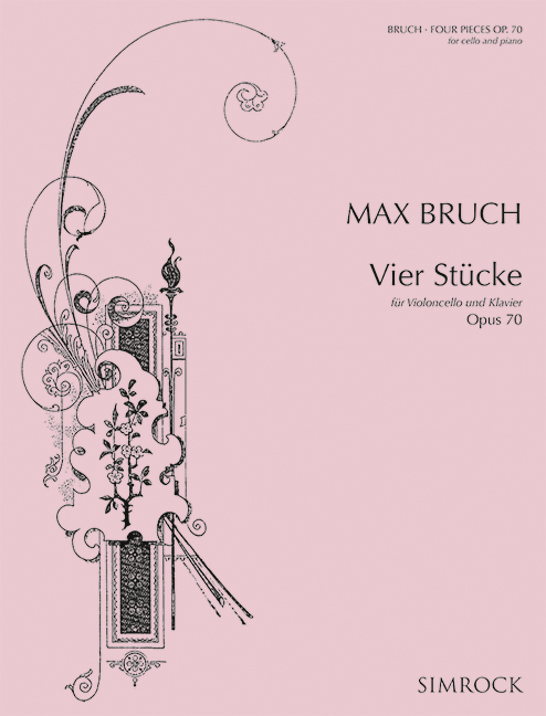 4 Stücke, Violoncello und Klavier, Opus 70. 9790221115805