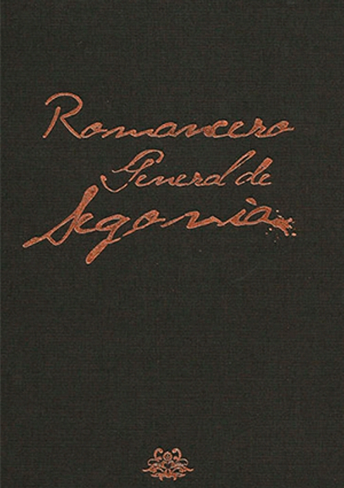 Romancero general de Segovia: antología (1880-1992)