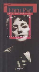 Canciones de Edith Piaf. 9788424507749