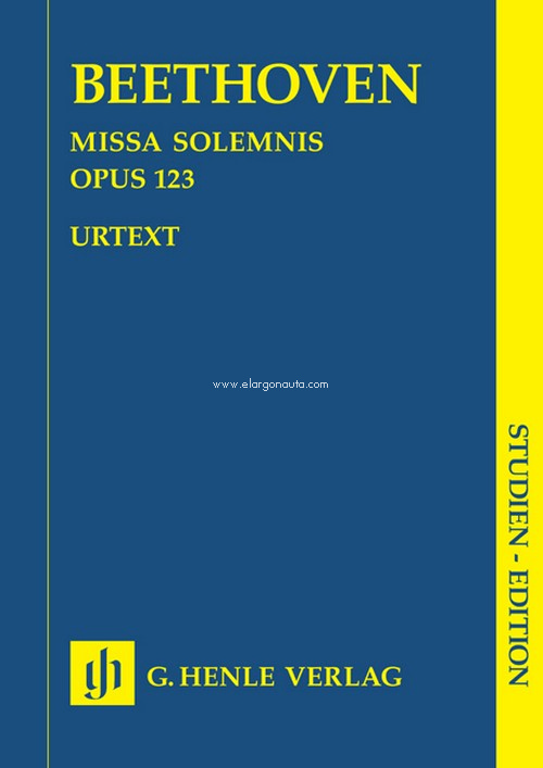 Missa solemnis D-dur Opus 123 - Missa solemnis D major op. 123 - Missa solemnis en ré majeur op. 123