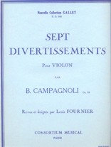 Sept Divertissements - Opus 18, violon. 18602