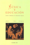 Música y Educación. Nº 67. Octubre 2006