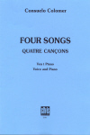 Four Songs, voice and piano