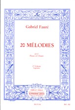 20 melodies, vol. 2, chant (soprano) et piano. 9790230791168