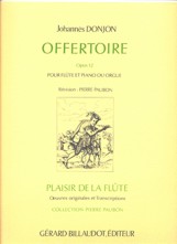 Offertoire, Opus 12, pour flûte et piano ou orgue