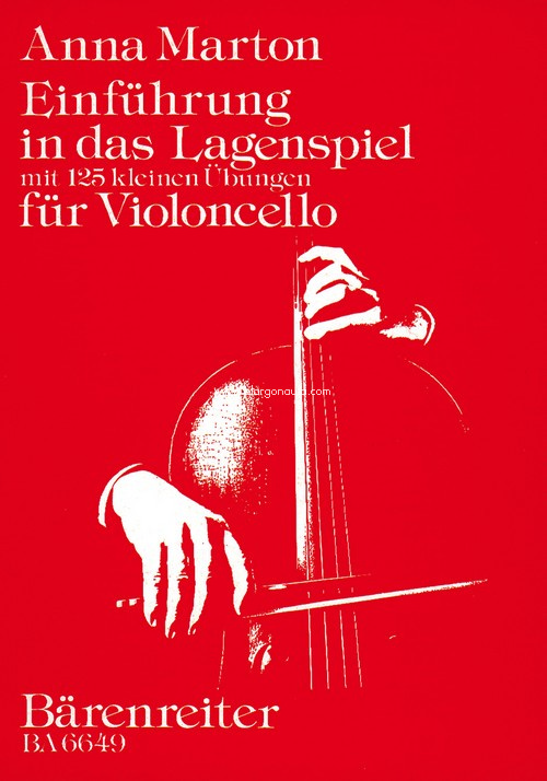 Einführung in das Lagenspiel, mit 125 kleine Übungen für Violoncello