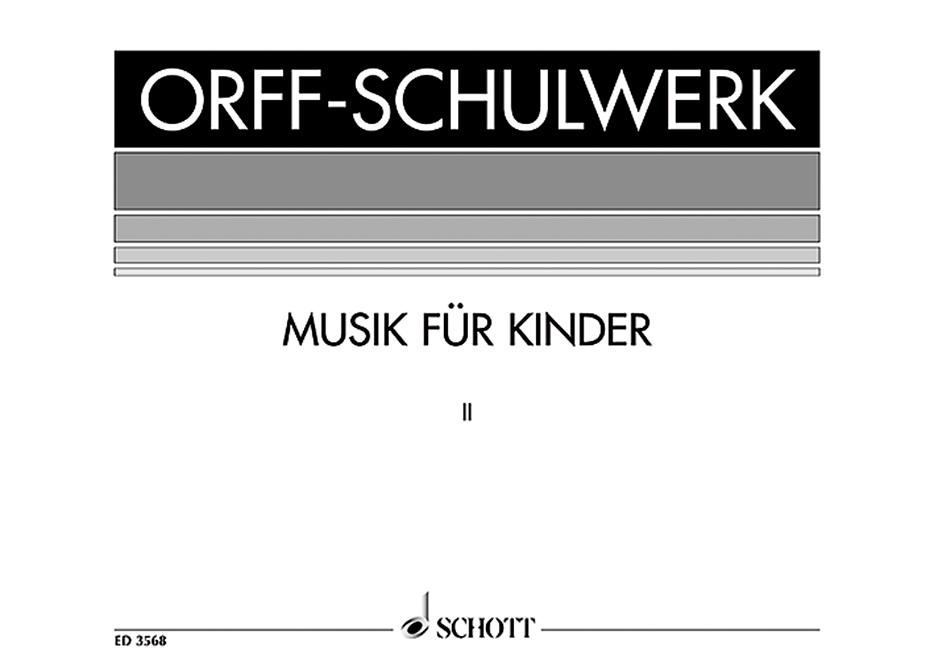 Orff-Schulwerk: Musik für Kinder, II. Dur: Bordun-Stufen